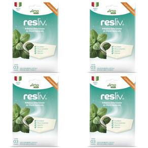 4 Resliv Adesivo Odorizante Para Respiração - Amoveri Farma