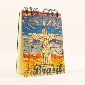 Caderneta Wire-O 10 X 14 Batik Mendes Em Diversas Estampas