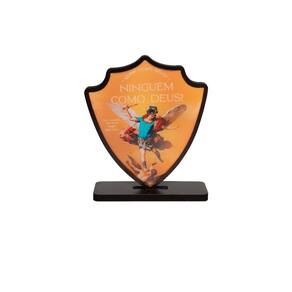 Pedestal do Escudo de São Miguel Arcanjo em MDF