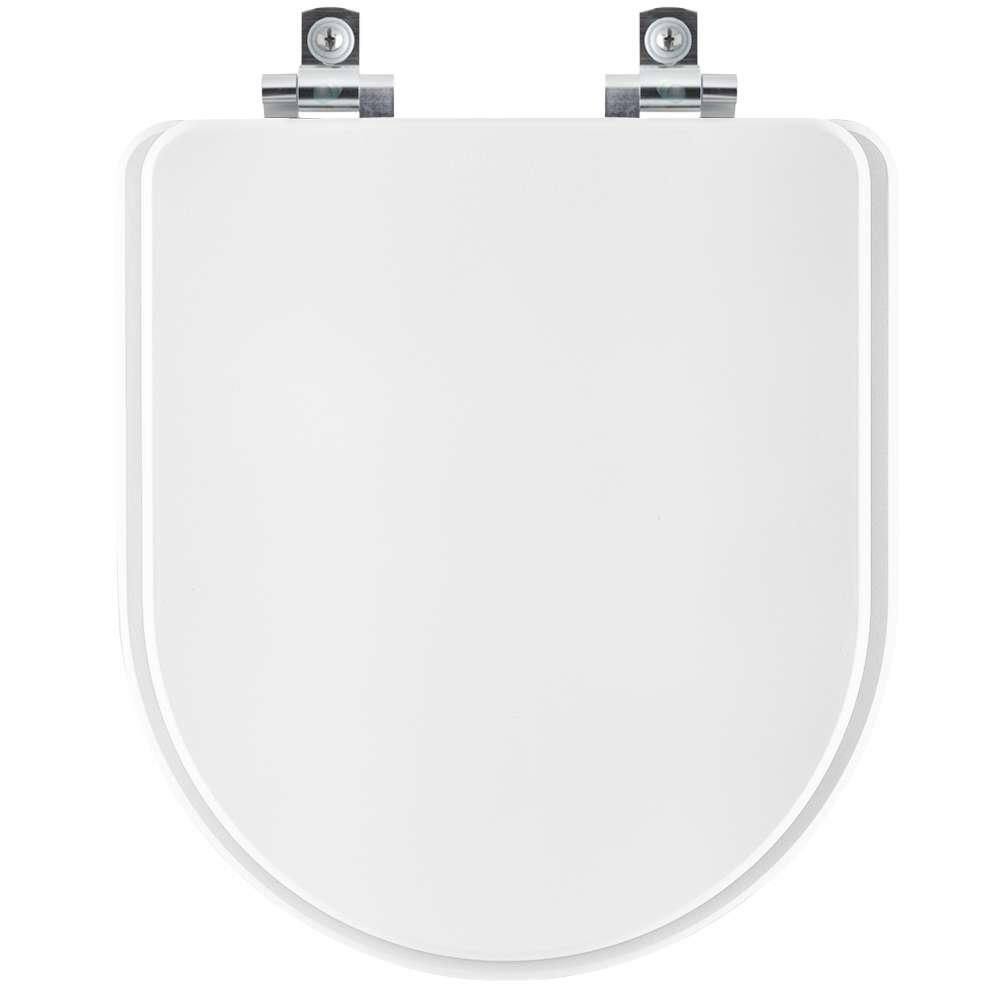 Assento Sanitário Soft Close Pris Branco para vaso Kza3