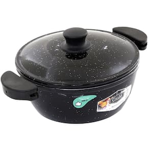 Panela 18cm Preto Resistente Gulê Em Alumínio 1,5 Litros