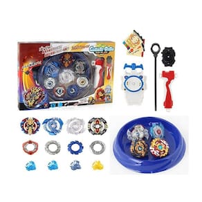 Kit Beyblade Arena Lancadores Presente Dia Das Criancas