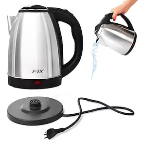 Chaleira Jarra Elétrica Bule Inox 1.8L Ferve Água Leite E Café