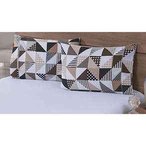 Kit 04 Fronhas Avulsas 80X60Cm Percal 100% Algodão 180 Fios