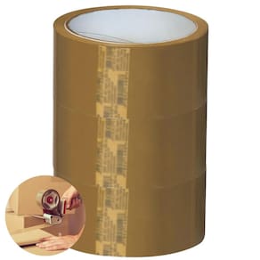 Fita Adesiva Marrom Larga 45Mmx100M 03 Rolos Embalagem