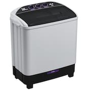 Lavadora 2 em 1 - 10 Kg - Lava 6 Kg e Centrifuga 4 Kg - Praxis Eletrodomésticos - 127v Branco/Preto