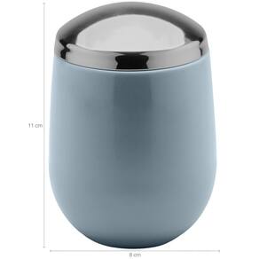 Porta Algodão Cotonete Pote Para Pia Banheiro Bancada Belly