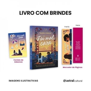 Foi Mal, Cara + Cartela De Adesivos + Marcador