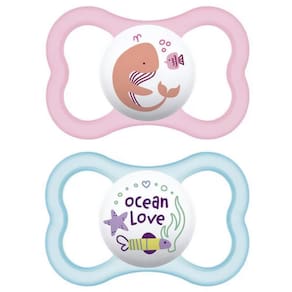 Chupeta Air 6+ meses Rosa - Embalagem Dupla - MAM
