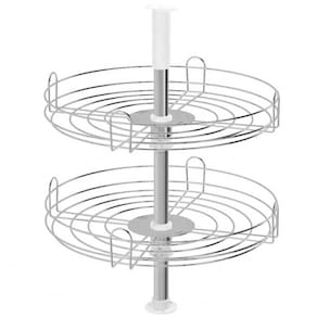 Fruteira Cesto Giratório Ellite para Armário Cozinha 35cm co