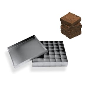Forma De Brownie 31x31x3cm + Cortador 6x6cm com 25