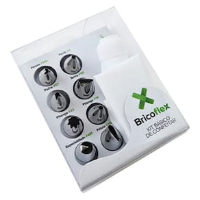 Kit Básico Bicos De Confeitaria Com 10 Pecas Bricoflex