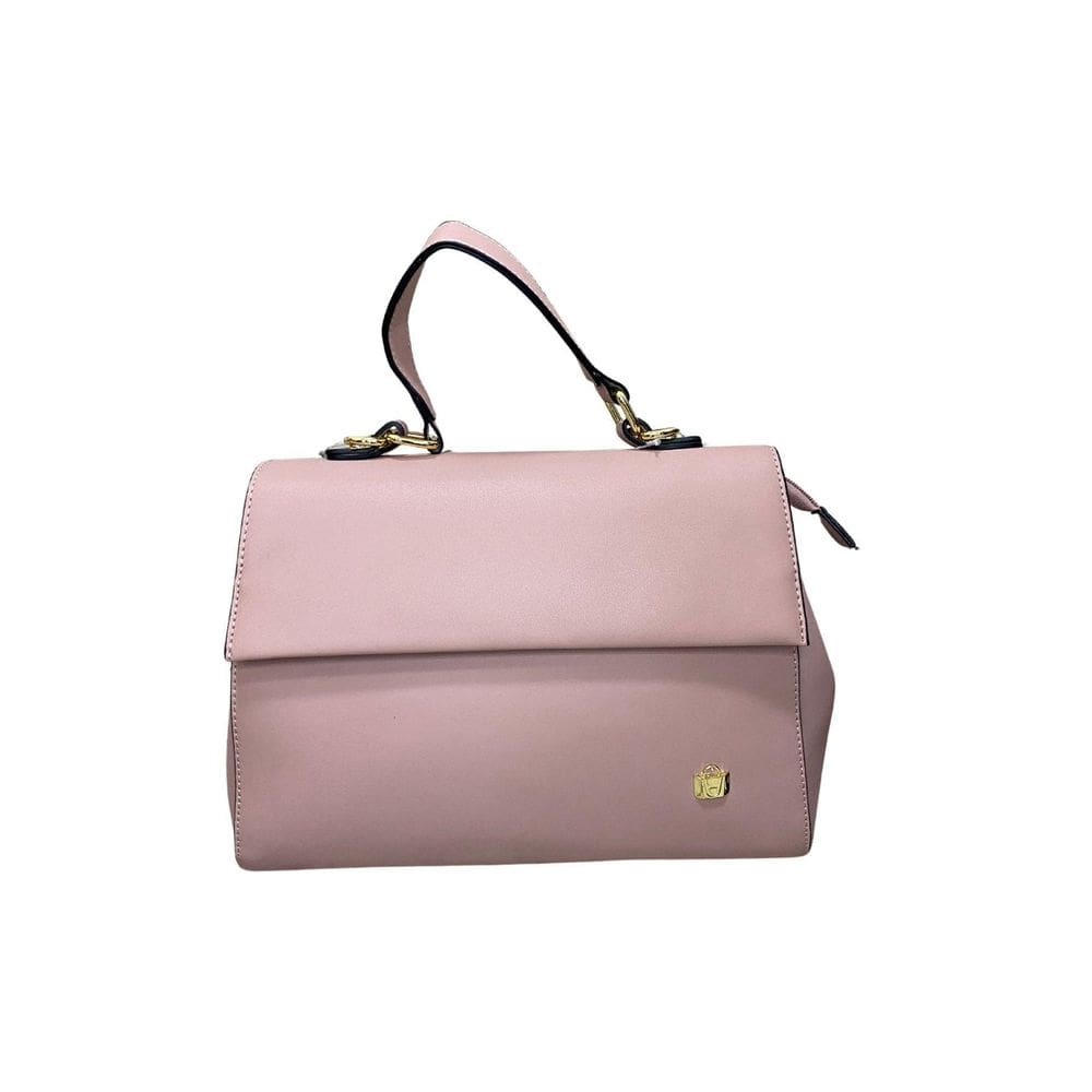 Bolsa Anna Luxory De Mão Rosa Jy752