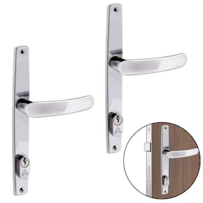 Fechadura Para Porta Externa Perfil Estretiro Aço Inox 02 Un