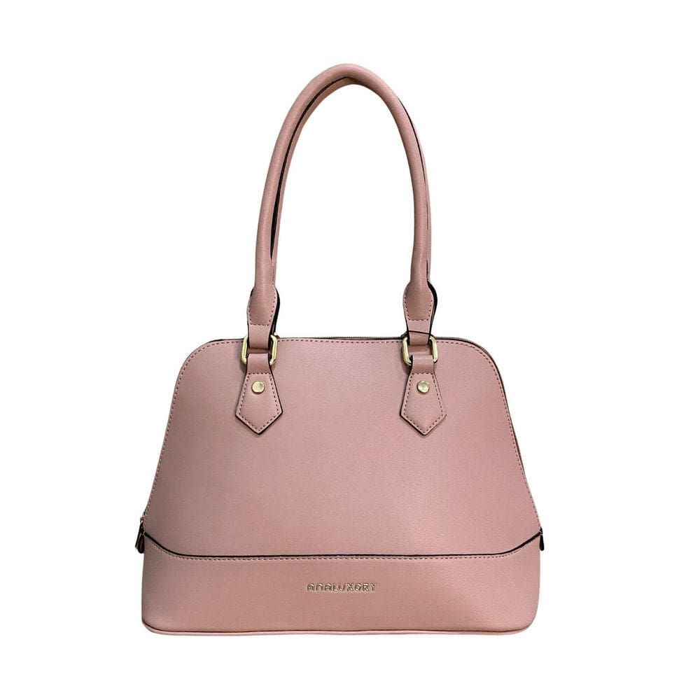 Bolsa Anna Luxory De Ombro E Trasnversal Rosa Jy753
