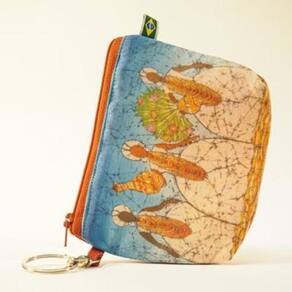 Porta Níquel Em Tecido 12 X 9,5 Cm Batik Mendes Diversas