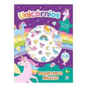 Unicórnios - Passatempos Mágicos Adesivos
