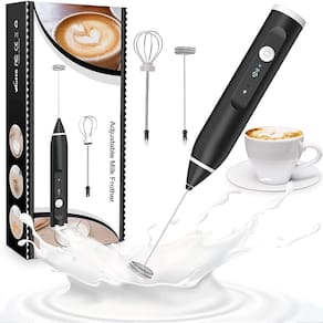 Espumador Mini Mixer 2 Em 1 Misturador Cappuccino Café Leite