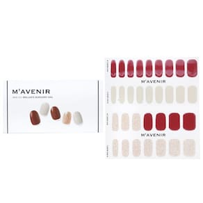 Adesivo de unhas Mavenir Brillante Burgundy Red Salon-quality
