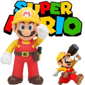 Action Figure Mario Construtor Super Mario Com Garantia