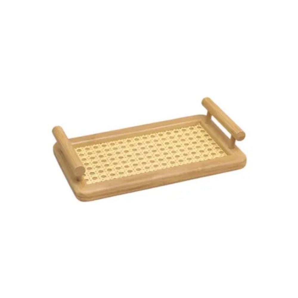 Bandeja Em Bambu 25 Cm Mimo Bm24027