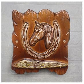 Porta Chaves Ferradura Cavalo  22,5cm