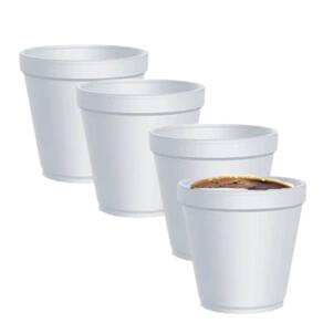 Kit 100 Unidades Copo Isopor Térmico 180Ml Para Chá Café