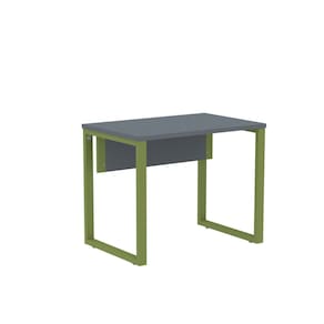 Mesa Madeira 900x600mm M90/60p25tub Grafito/Verde Miró