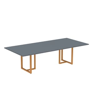 Mesa Reunião 2600x1200mm Mr2600p25tub Grafito/Laranja Picasso
