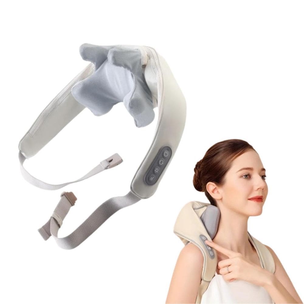 Massageador Shiatsu Portátil Para Ombros E Costas