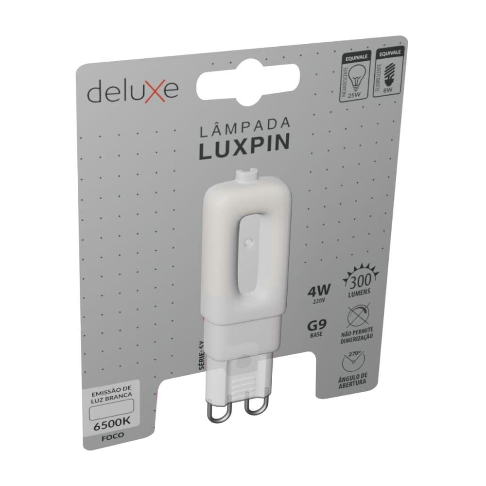 Lâmpada Led Luxpin Avant Lac 4W 6500k G9 220V