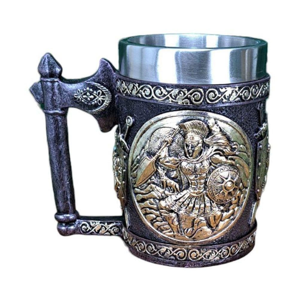 Caneca Resina Gladiador Medieval