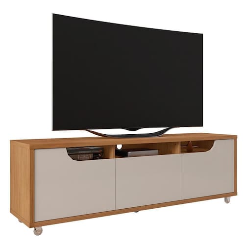 imagem-Rack Bancada Jersey para TV até 60” - Casa D - Off White 