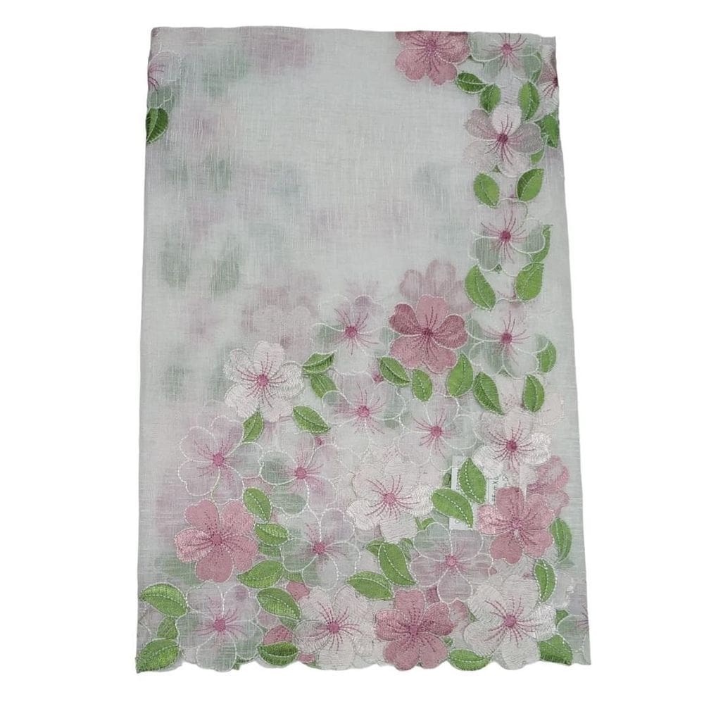 Toalha De Chá Mesa Quadrada 85X85Cm Jardim Argivai