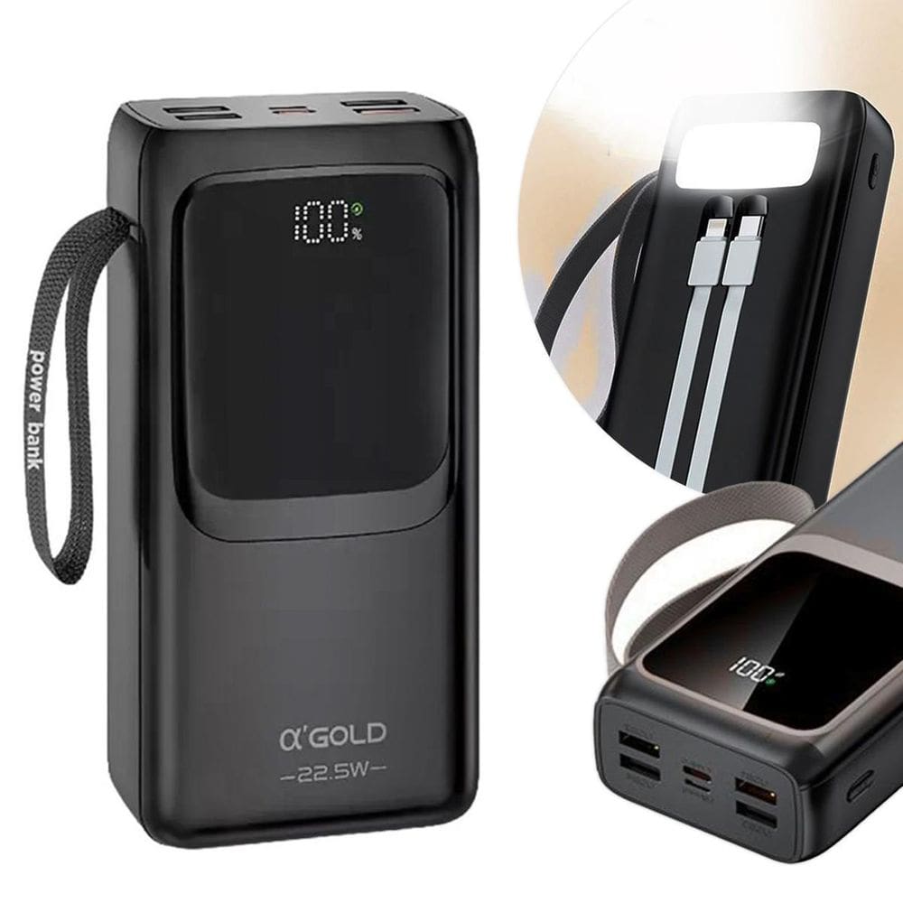 Carregador Portátil 50000Mah Power Bank Bateria Externa