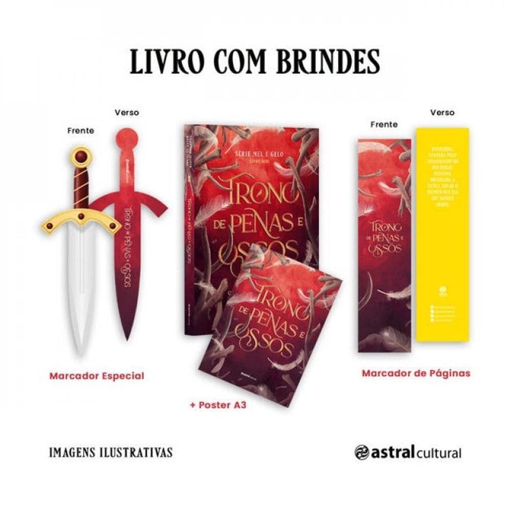 Trono De Penas E Ossos + Pôster + Marcador - Vol. 2