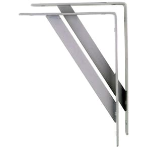 Suporte Prateleira Mão Francesa uso Madeira 50x50cm 12 Peças
