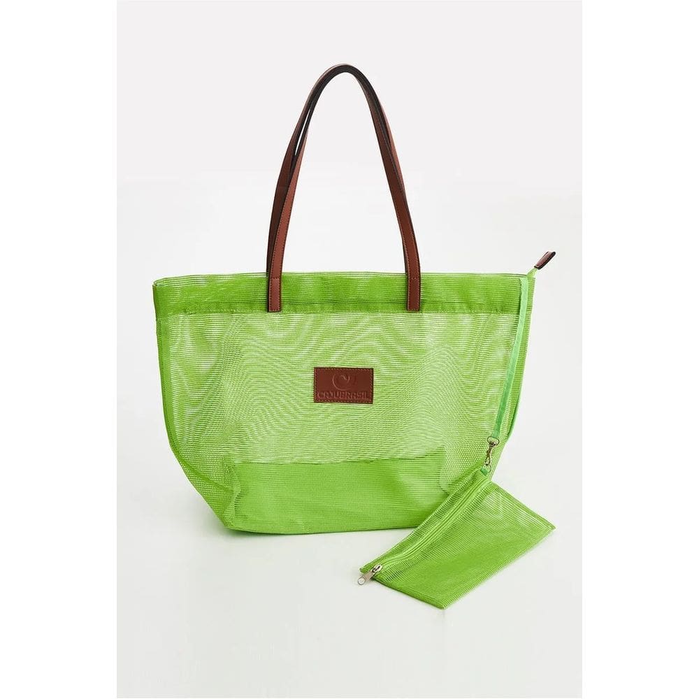 Bolsa Praia Tela Cajubrasil Verde Iguana