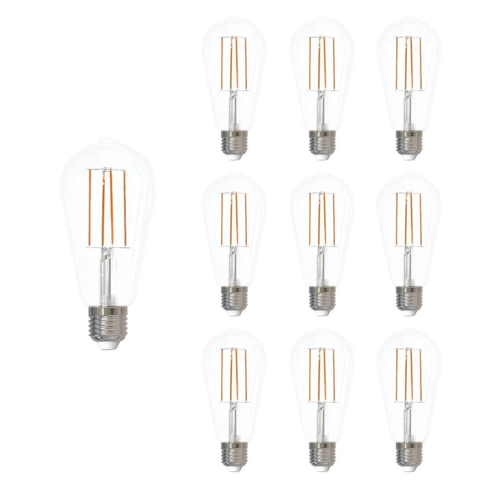 Lâmpada Led Filamento Avant Clear ST64 9W 2700k E27 10 Und
