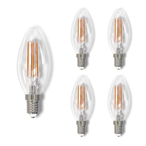 Lâmpada Led Filamento Avant Clear Vela 4W 2700k E14 5 Und