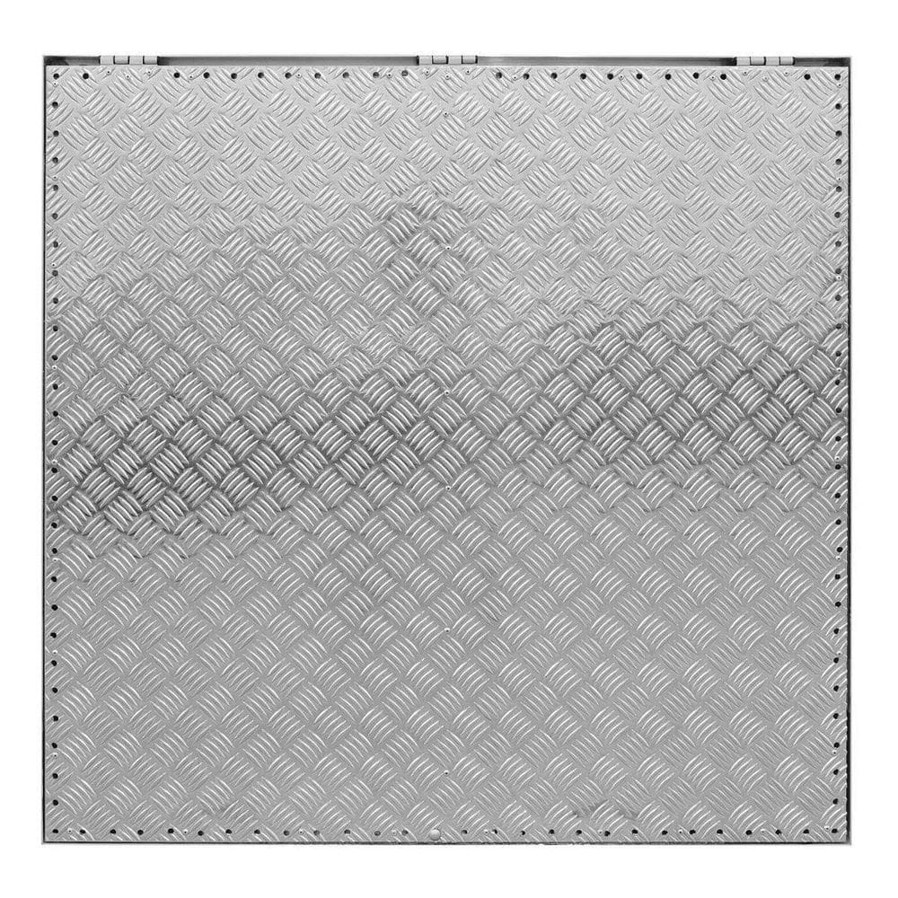 Tampa Casa D Maquina 80X80 - Embutir Ventilada- Alumínio