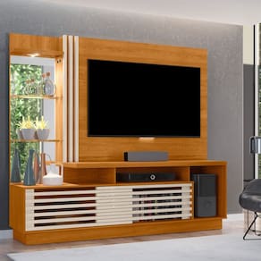 Estante para TV até 60 Polegadas 2 Portas Fizz Plus Madetec