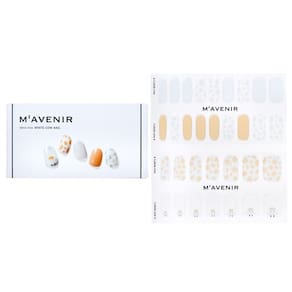 Adesivo de unhas Mavenir White Cow Nail Salon-quality
