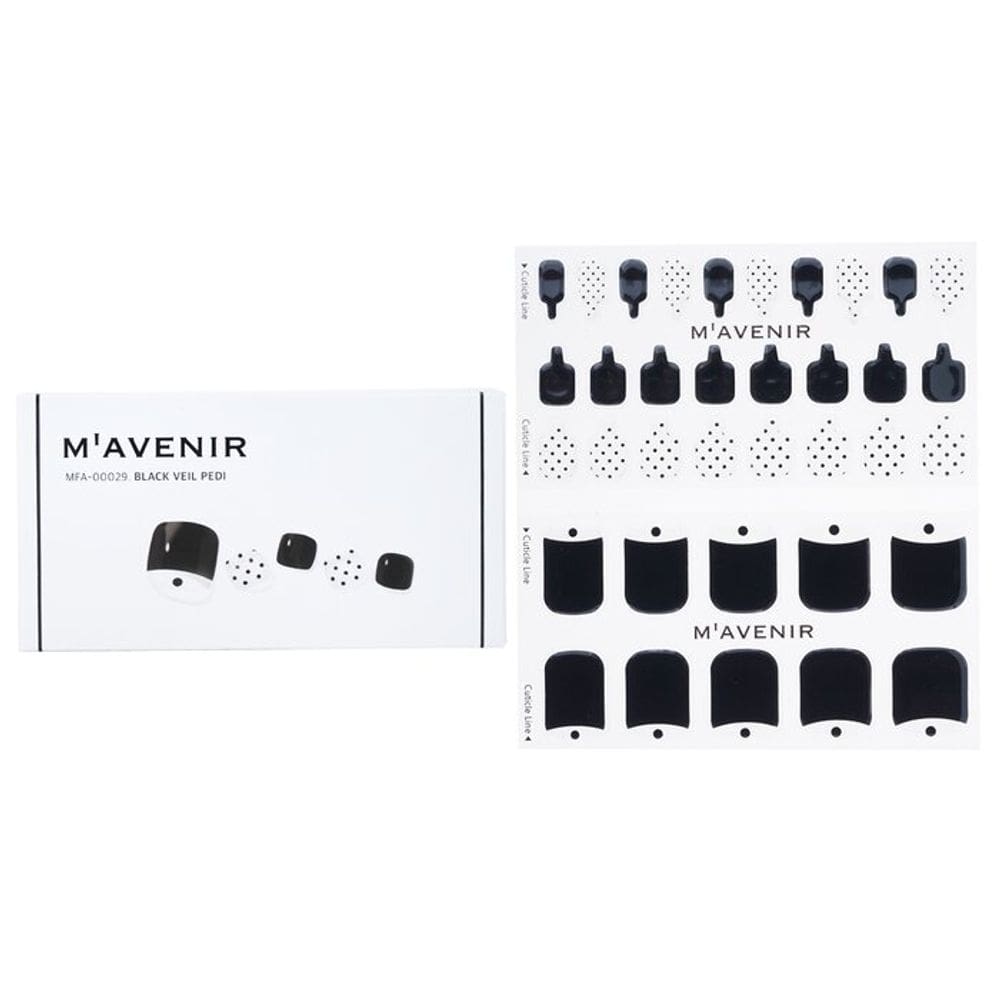 Adesivo de unhas Mavenir Black Veil Pedi