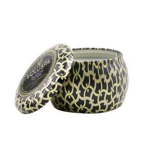 Vela Voluspa Suede Noir Mini Tin 25h de tempo de queima