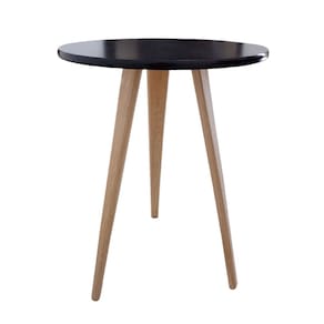 Mesa Lateral de Canto e Apoio Redonda Pé Palito Elegance 68 cm