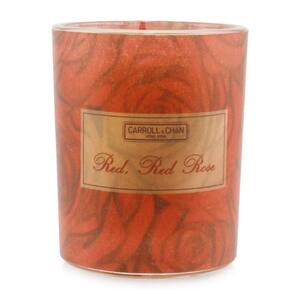 Vela votiva Carroll & Chan 100% cera de abelha vermelha rosa vermelha
