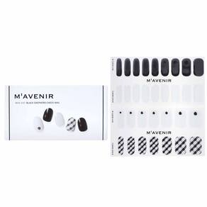 Adesivo de unhas Mavenir White Black Shepherd Check Nail Art