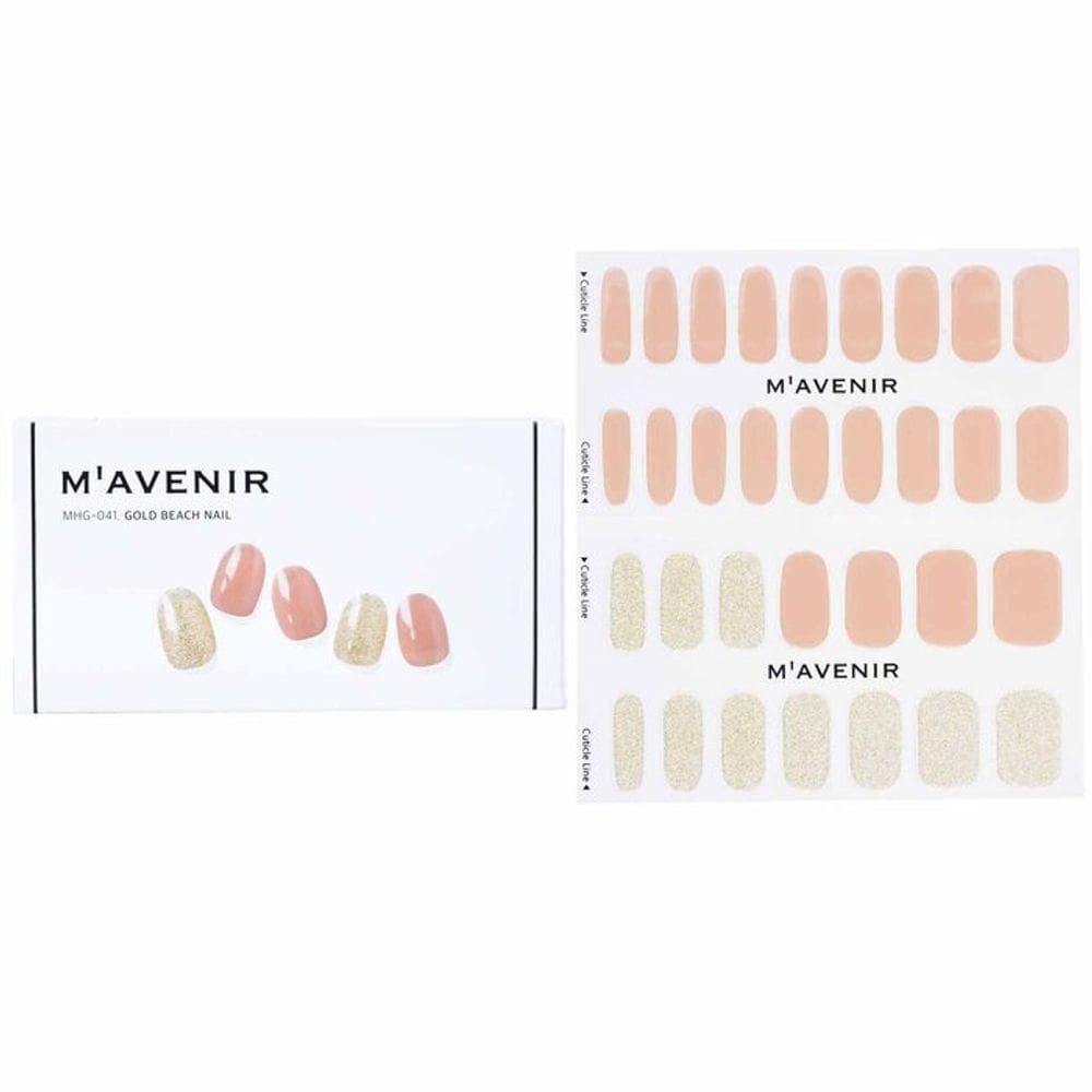 Adesivo de unhas Mavenir Pink Gold Beach Nail Salon Quality