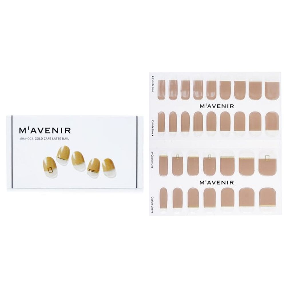 Adesivo para unhas Mavenir Brown Gold Cafe Latte Salon-quality